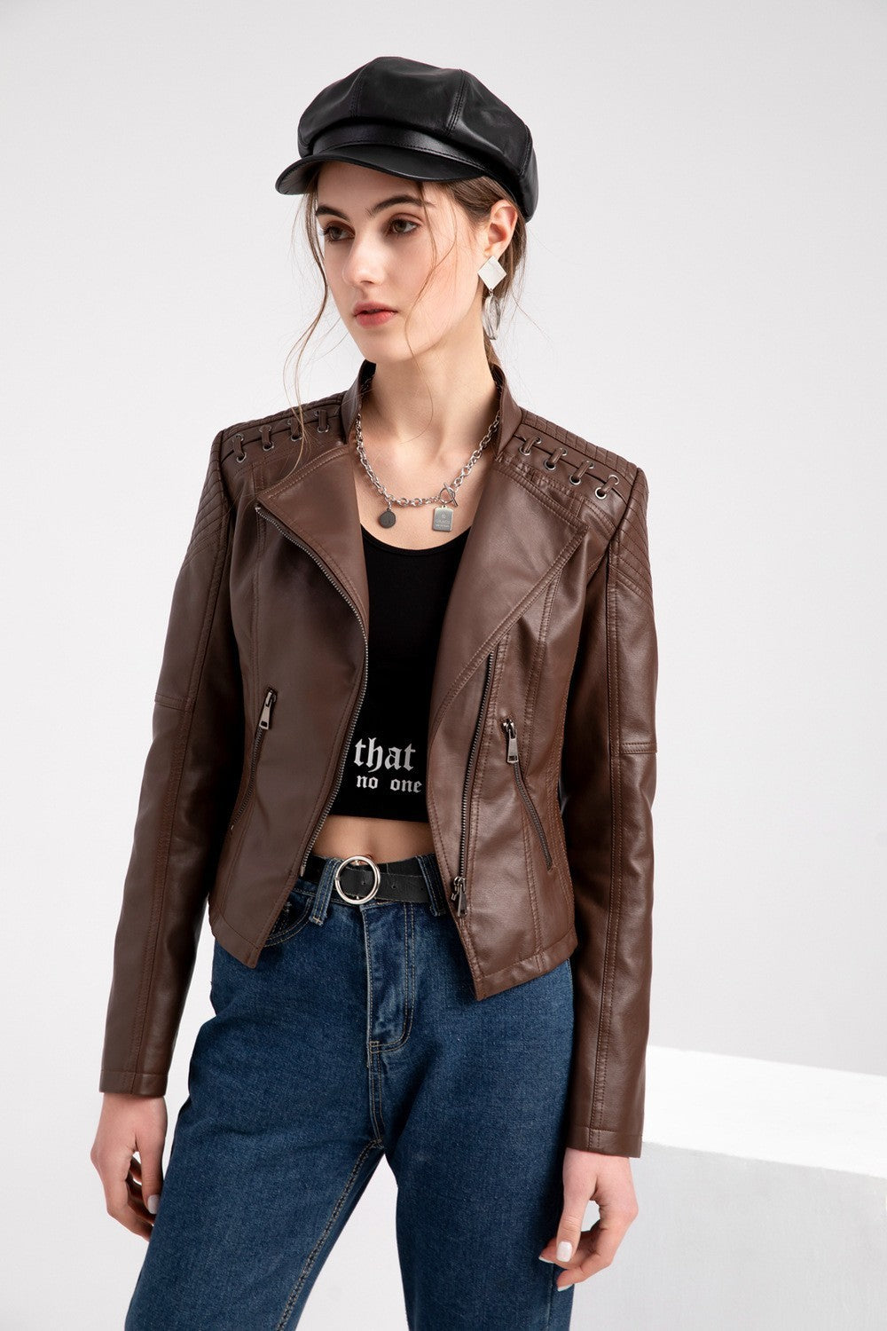 Lily - Marie – Stylische Lederjacke