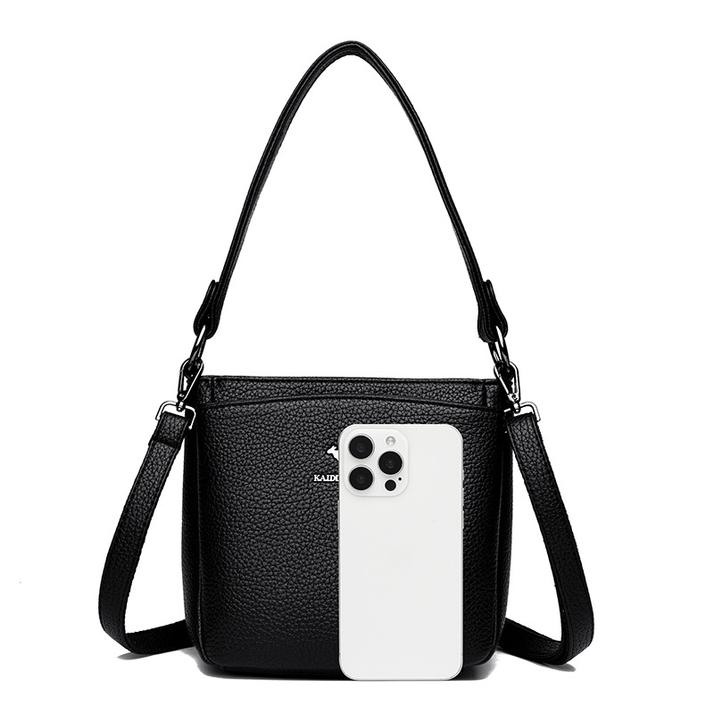 Umhängetasche für Damen ⎜ Modische Handtasche mit verstellbarem Riemen und schlichtem Design