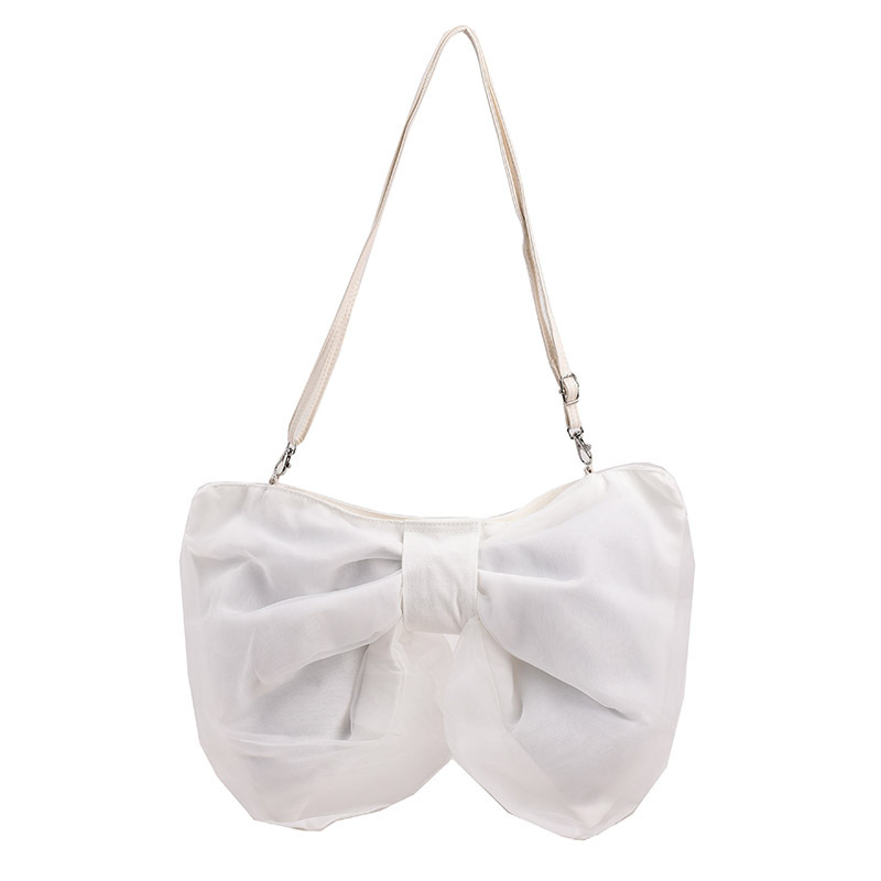 Schultertasche für Damen ⎜ Modische Umhängetasche in Schleifenform für besondere Anlässe und Alltag