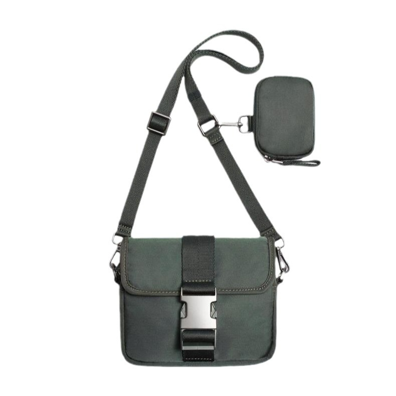 Umhängetasche für Herren ⎜ Robuste Schultertasche mit Münzbeutel und verstellbarem Gurt für Alltag und Freizeit