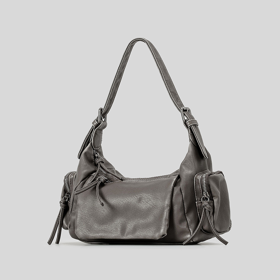 Elegante Schultertasche mit Retro-Effekt ⎜ Stylische Ledertasche mit vielseitigen Fächern für Alltag und Freizeit