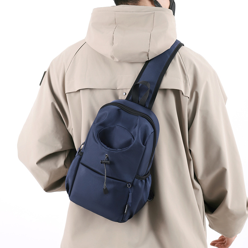 Crossbody Umhängetasche für Herren ⎜ Multifunktionale Brusttasche aus Oxford-Stoff mit wasserdichtem Design