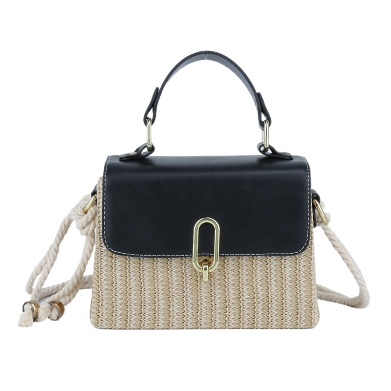 Woven Handtasche für Damen ⎜ Vielseitiges Design mit Schultergurt und eleganter Rattan-Optik
