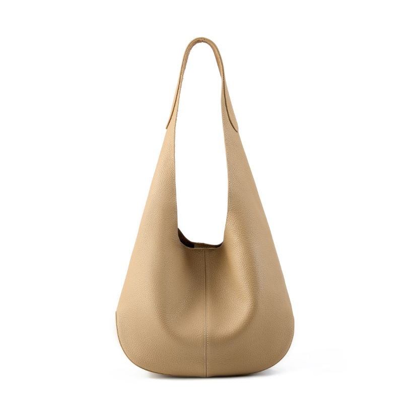 Schultertasche für Damen ⎜ Weiches Leder mit großem Stauraum für Alltag und Freizeit