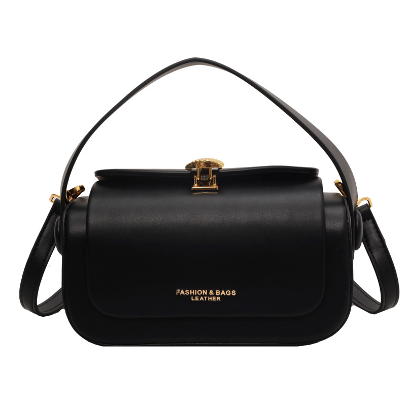 Damen Umhängetasche Mit Clipverschluss ⎜ Elegante Handtasche In Lederoptik Für Alltag Und Besondere Anlässe