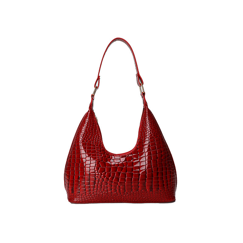 Schultertasche für Damen ⎜ Modische Umhängetasche mit großem Innenfach und abnehmbarem Riemen für den Alltag
