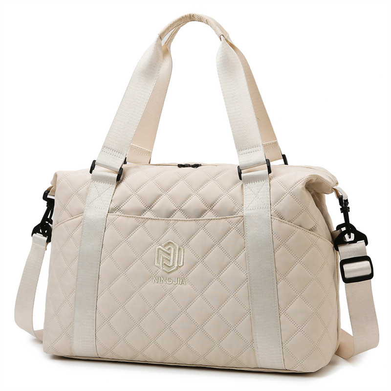 Damen Reisetasche Mit Steppmuster ⎜ Leichte Crossbody Bag Für Alltag Und Kurztrips