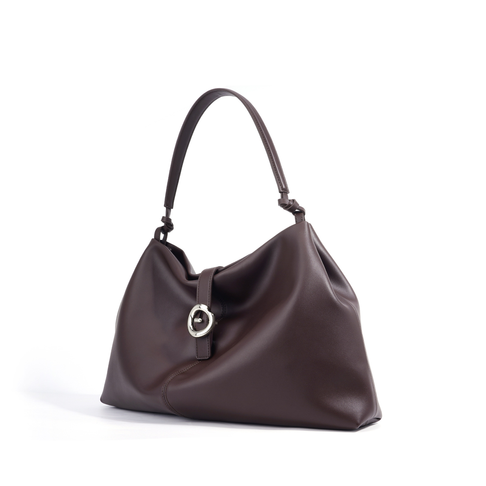 Damen Schultertasche mit Schnalle ⎜ Großes Fassungsvermögen und Elegantes Alltagsdesign