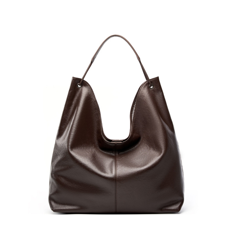 Shopper Tasche für Damen ⎜ Große Tragetasche aus Leder mit Struktur und viel Stauraum für den Alltag