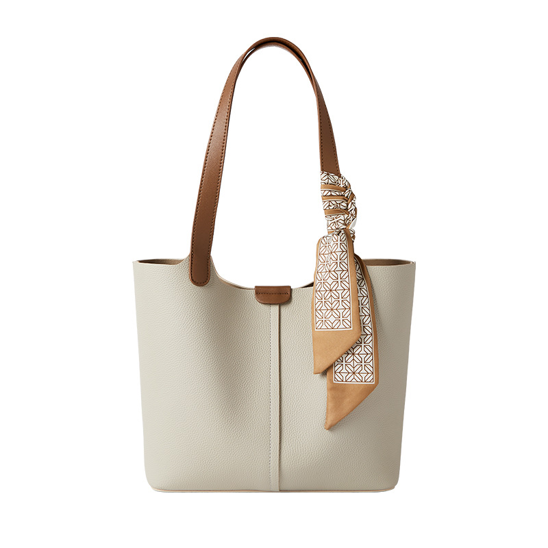 Shopper Tasche für Damen ⎜ Elegante Ledertasche mit großem Stauraum und Schalgriff für Beruf und Alltag