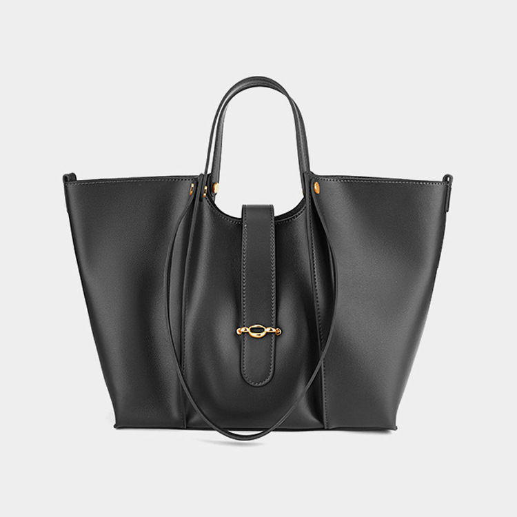 Shopper Tasche für Damen aus Echtleder ⎜ Hochwertige Tragetasche mit viel Platz für Büro, Alltag und City-Looks