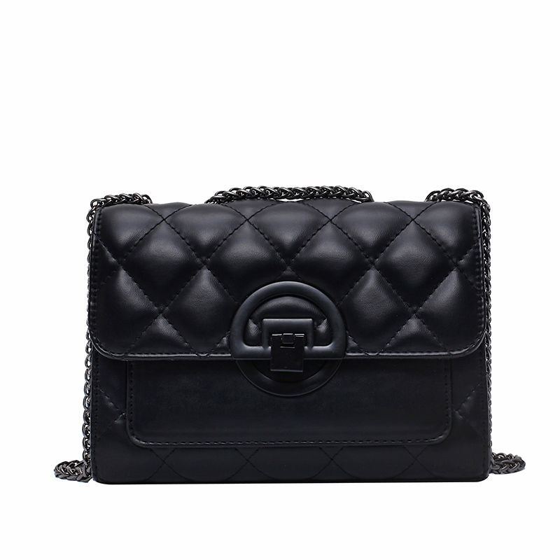 Umhängetasche für Damen ⎜ Elegante Kettentasche mit Steppmuster für stilvolle Auftritte im Alltag und am Abend