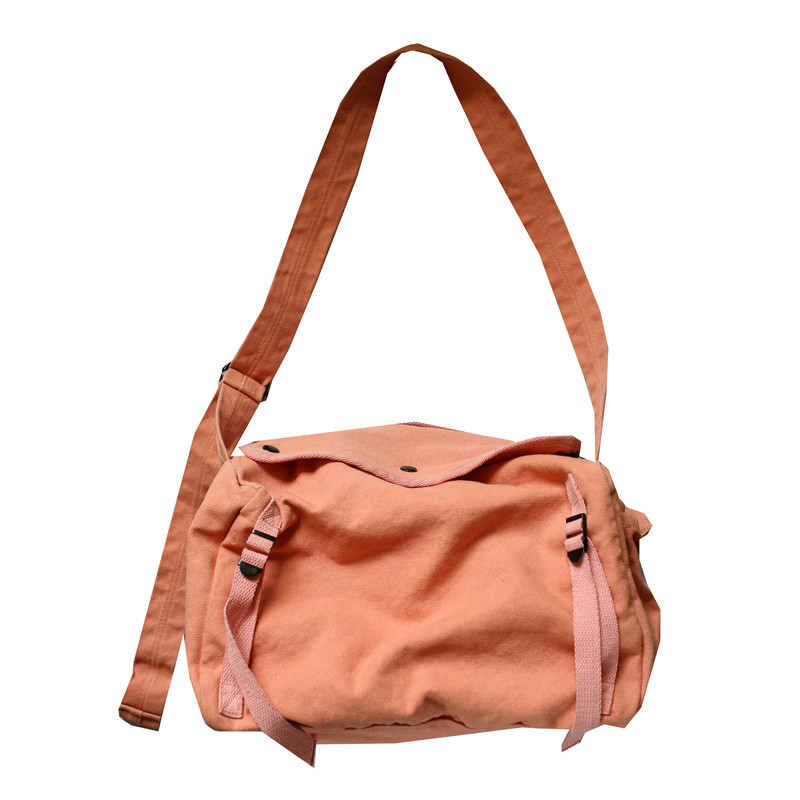 Rucksack für Damen ⎜ Lässiger Canvas-Rucksack im Faltenstil mit verstellbaren Trägern für Alltag und Freizeit