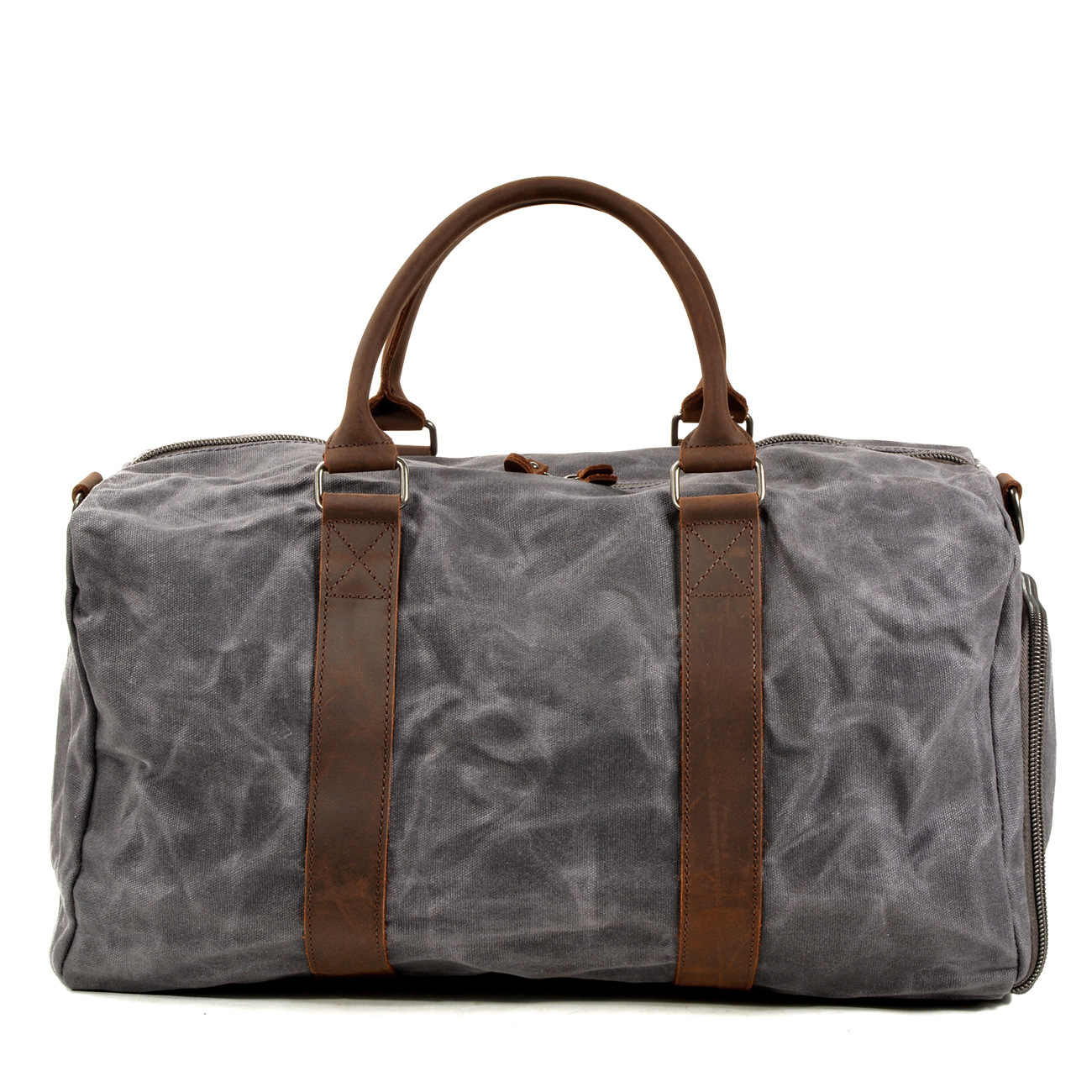 Canvas Reisetasche für Herren ⎜ Robuste Sporttasche mit großen Fächern und Tragegriffen
