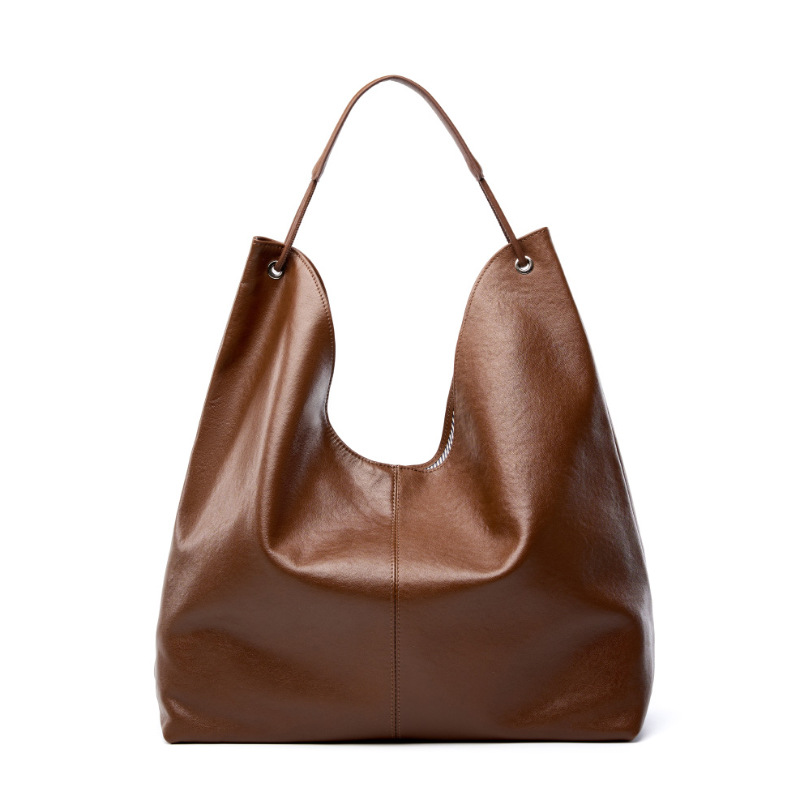 Shopper Tasche für Damen ⎜ Große Tragetasche aus Leder mit Struktur und viel Stauraum für den Alltag