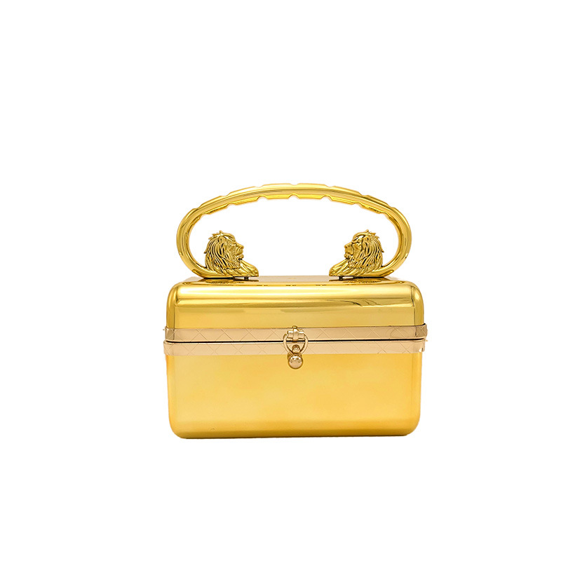 Umhängetasche für Damen ⎜ Glänzende Acryl-Clutch mit Kettenriemen für Partys und besondere Anlässe