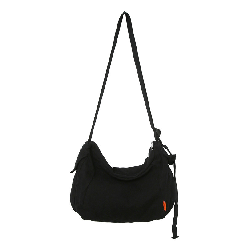 Damen Umhängetasche aus Canvas ⎜ Lässige Schultertasche mit großem Stauraum für Alltag und Freizeit