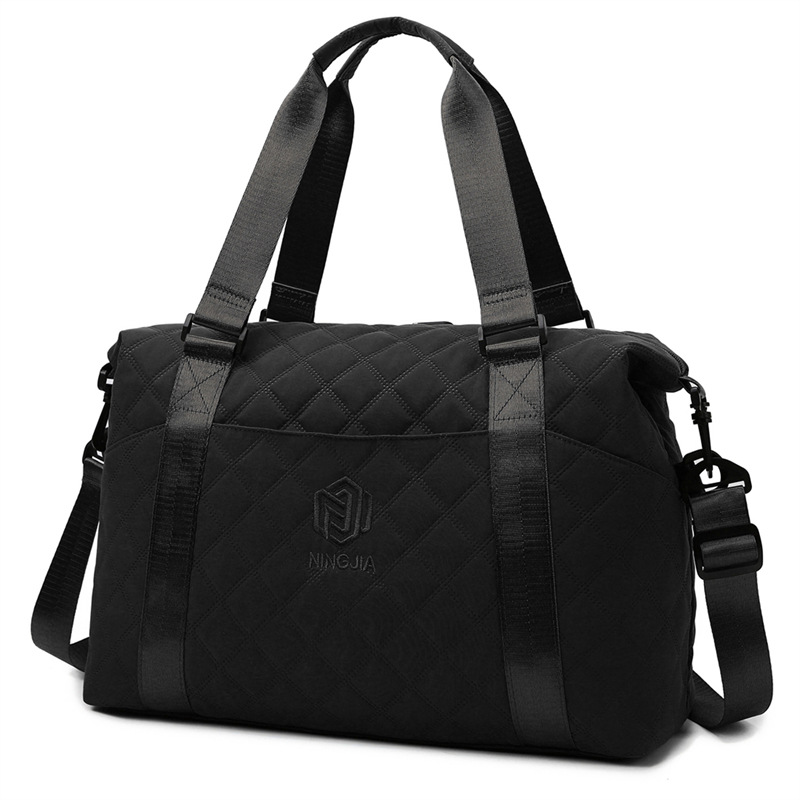 Damen Reisetasche Mit Steppmuster ⎜ Leichte Crossbody Bag Für Alltag Und Kurztrips