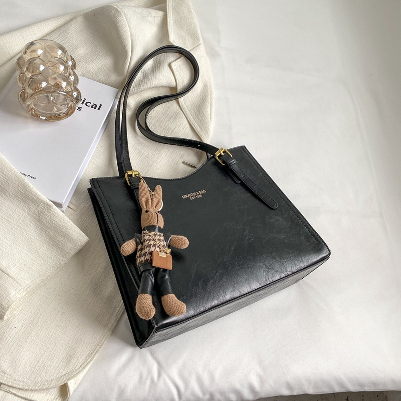 Shopper Tasche für Damen ⎜ Große Schultertasche im Retro-Stil mit viel Stauraum für Alltag und Büro