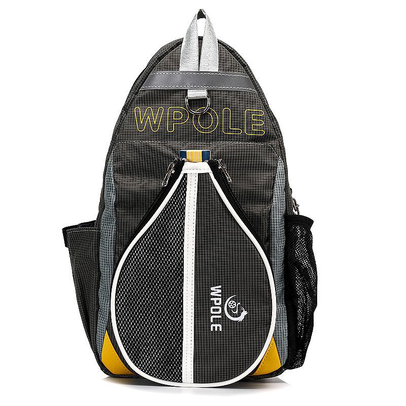 Sportliche Umhängetasche für Tischtennis ⎜ Leichte Brusttasche mit Flaschenfach für Training und Freizeit