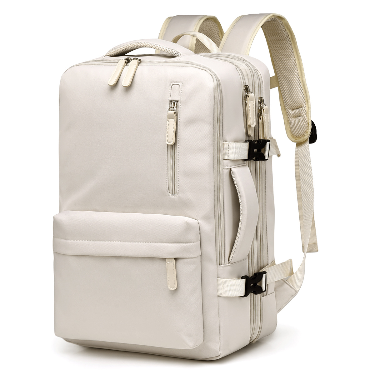 Erweiterbarer Rucksack für Damen und Herren ⎜ Vielseitiger Backpack im modernen Design für Alltag und Reisen