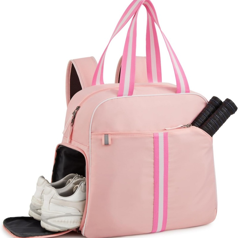 Badminton Rucksack für Damen ⎜ Sportliche Tragetasche mit Schlägerfach und viel Stauraum für Training