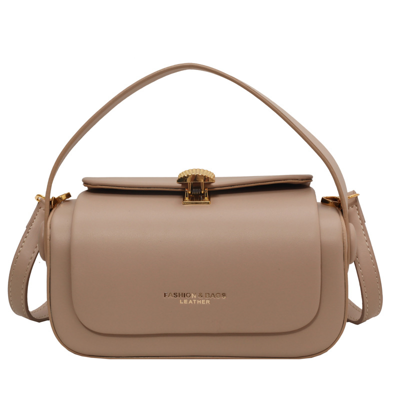 Damen Umhängetasche Mit Clipverschluss ⎜ Elegante Handtasche In Lederoptik Für Alltag Und Besondere Anlässe