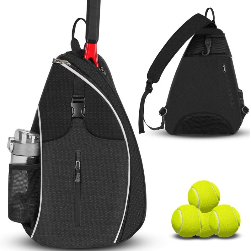 Sportlicher Badmintonrucksack für Damen ⎜ Leichte Outdoortasche mit Anti-Diebstahlfach und Flaschenhalter
