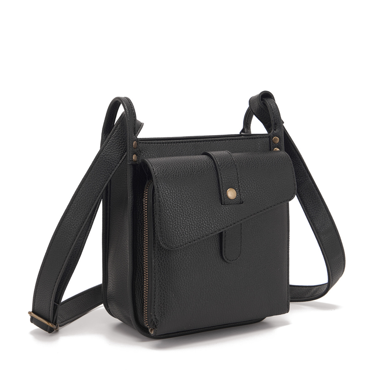 Damen Handtasche mit Schultergurt ⎜ Elegante Tragetasche in Lederoptik für Büro und Alltag