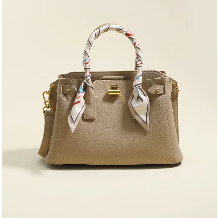 Damen Handtasche mit Schalgriff ⎜ Elegante Schultertasche mit viel Stauraum für Alltag und Freizeit