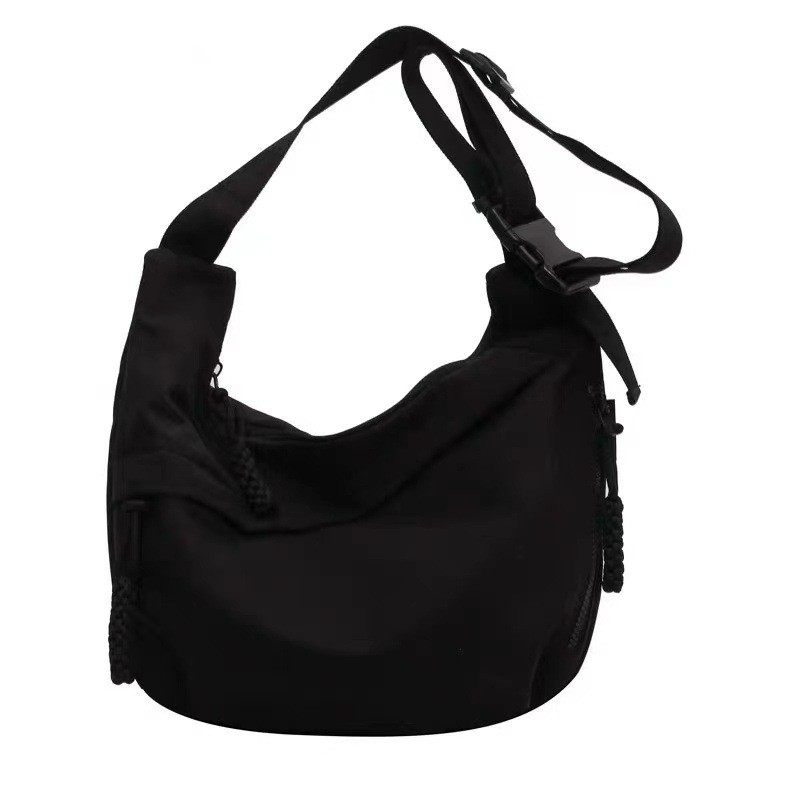 Umhängetasche aus Oxford-Gewebe für Damen ⎜ Sportliche Schultertasche mit Viel Stauraum und Lässigem Design