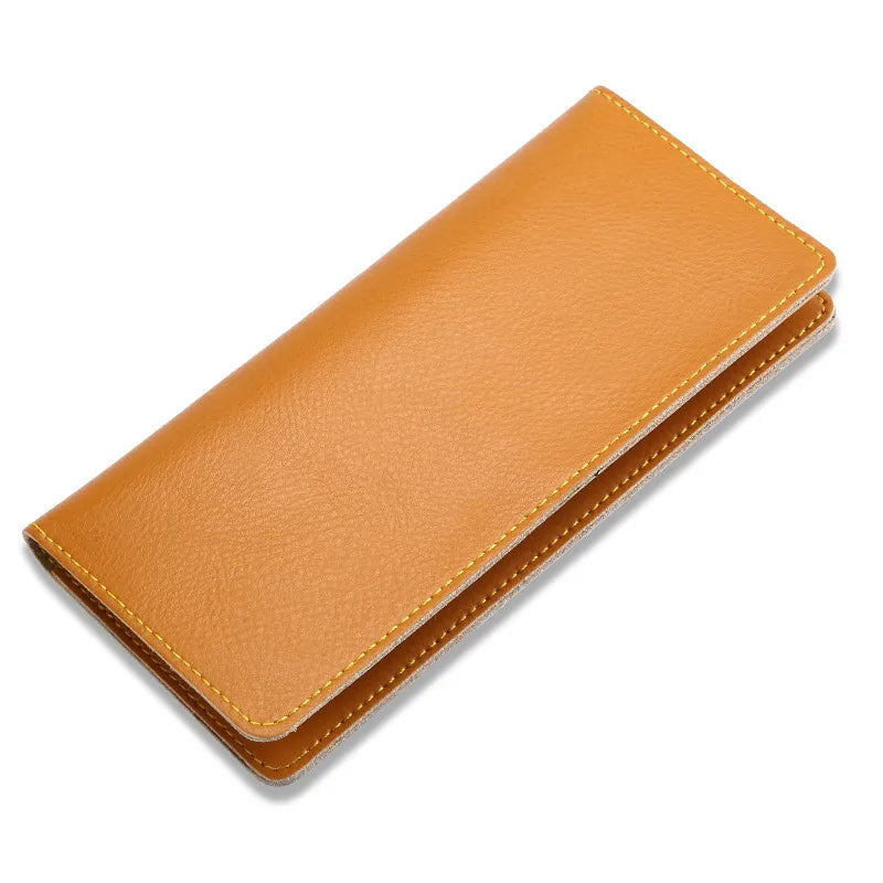 Damen Langbörse aus Echtleder ⎜ Elegante Geldbörse mit viel Platz für Scheine, Karten und Dokumente