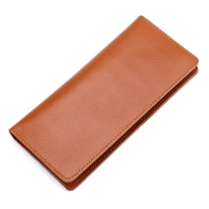 Damen Langbörse aus Echtleder ⎜ Elegante Geldbörse mit viel Platz für Scheine, Karten und Dokumente