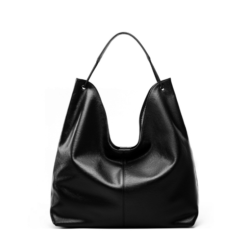 Shopper Tasche für Damen ⎜ Große Tragetasche aus Leder mit Struktur und viel Stauraum für den Alltag