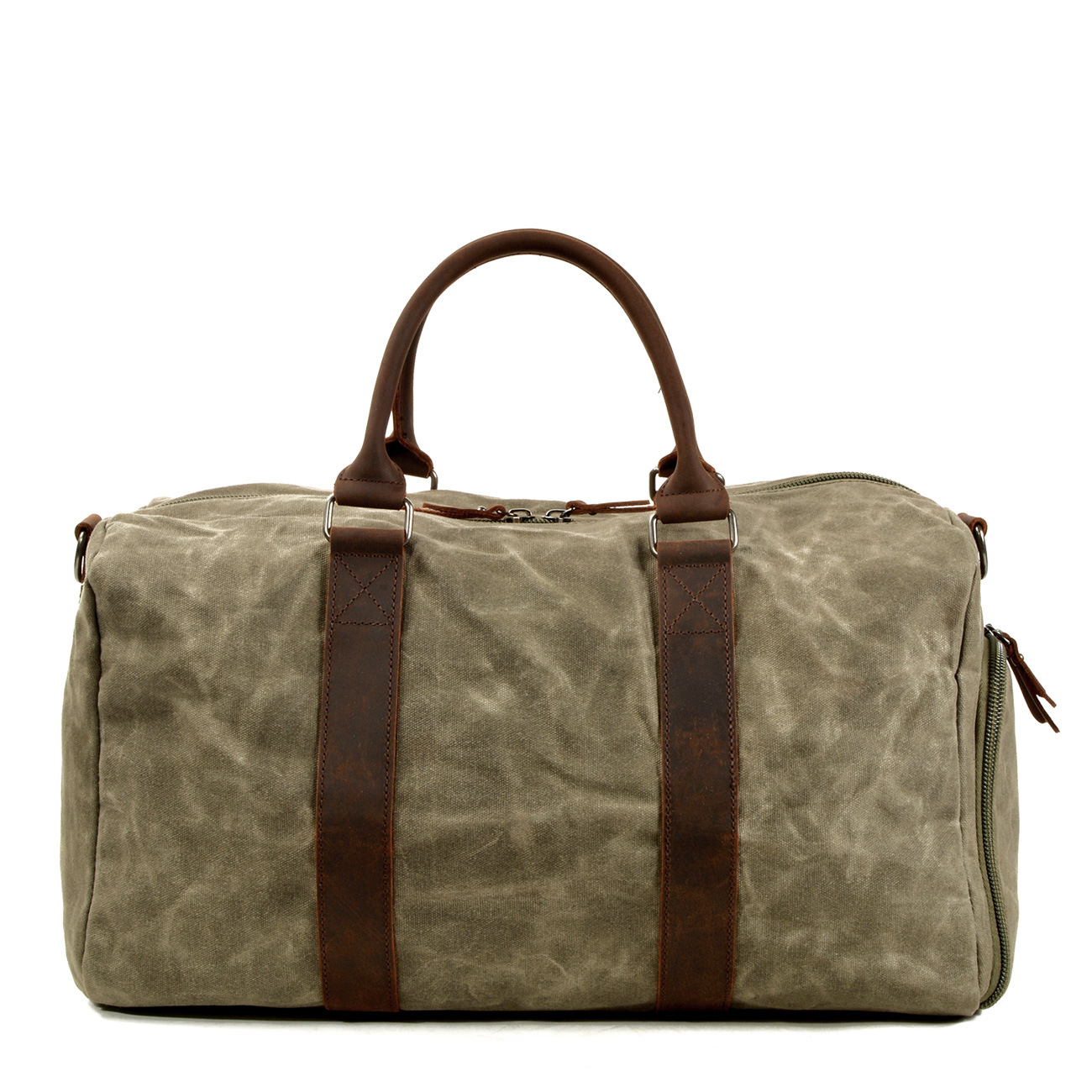 Canvas Reisetasche für Herren ⎜ Robuste Sporttasche mit großen Fächern und Tragegriffen