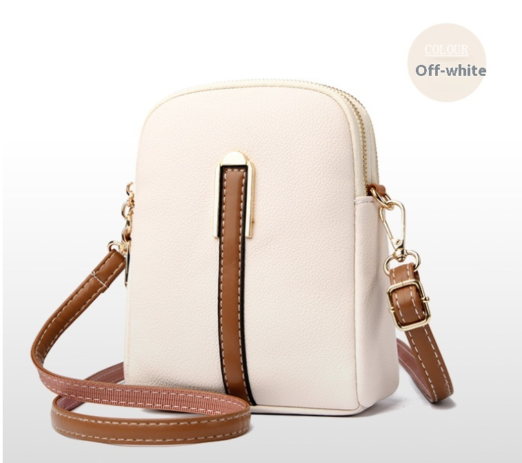 Umhängetasche für Damen ⎜ Kompakte Crossbody-Tasche mit Reißverschluss und elegantem Design