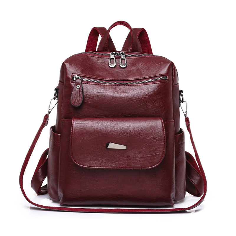 Damen Rucksack mit großer Kapazität ⎜ Modisches Design aus hochwertigem Material für Alltag und Reisen