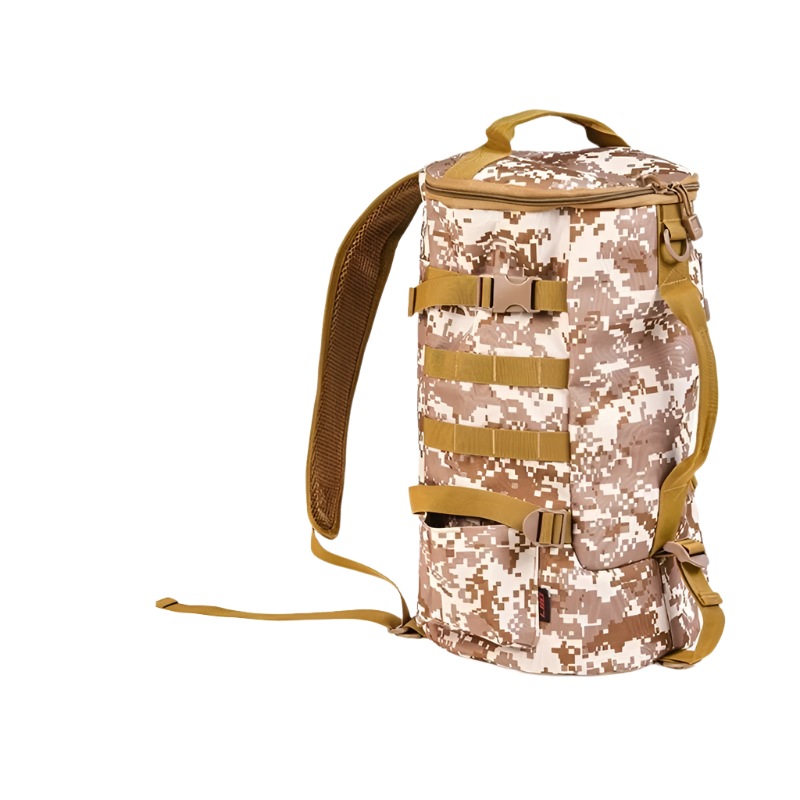 Anglertasche für Herren ⎜ Multifunktionale Schultertasche mit Halterung für Ruten und Zubehör für Outdoor-Angeltouren