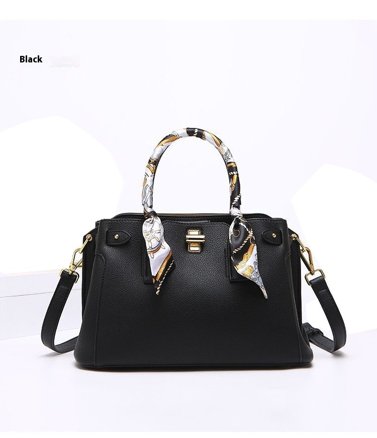 Damen Handtasche mit Schalgriff ⎜ Elegante Schultertasche mit viel Stauraum für Alltag und Freizeit