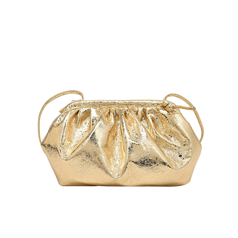 Schultertasche für Damen ⎜ Stilvolle Crossbody-Bag im metallischen Design für einen modernen Look