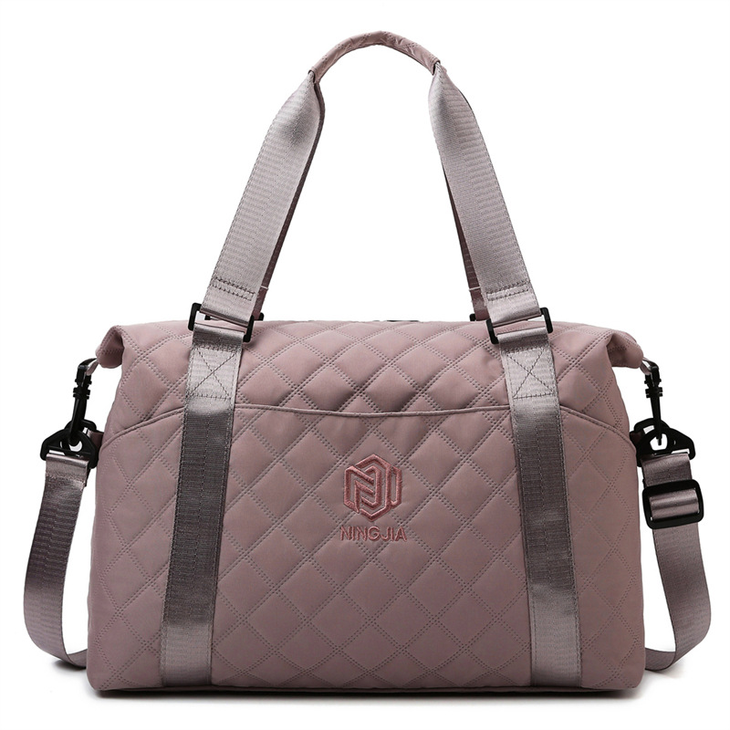 Damen Reisetasche Mit Steppmuster ⎜ Leichte Crossbody Bag Für Alltag Und Kurztrips