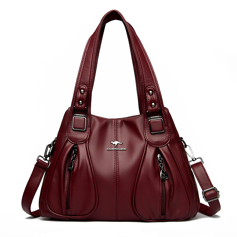 Umhängetasche für Damen ⎜ Geräumige Schultertasche mit mehreren Fächern für Alltag und Freizeit