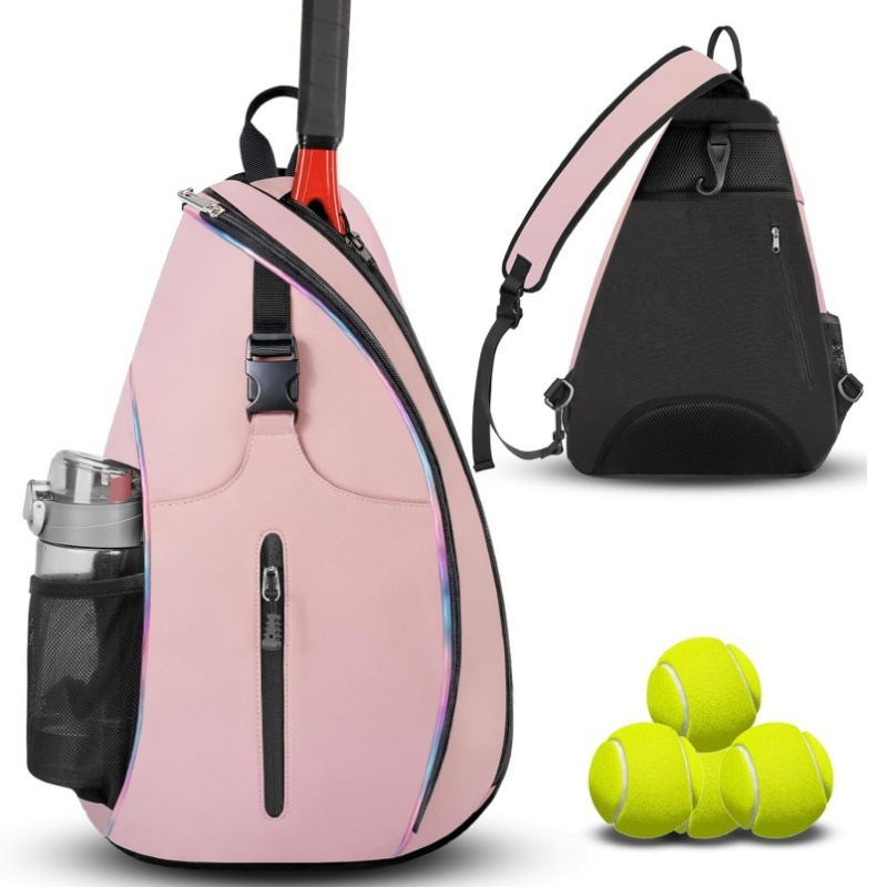 Sportlicher Badmintonrucksack für Damen ⎜ Leichte Outdoortasche mit Anti-Diebstahlfach und Flaschenhalter