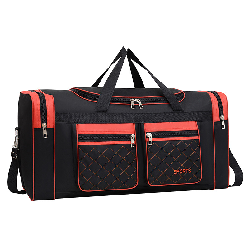Sporttasche für Herren ⎜ Geräumige Reisetasche mit Reißverschlussfächern und Schultergurt für Fitness und Kurztrips
