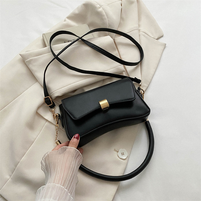 Umhängetasche mit Schleife ⎜ Elegante Unterarmtasche für Damen mit Verstellbarem Riemen und Kompaktem Design
