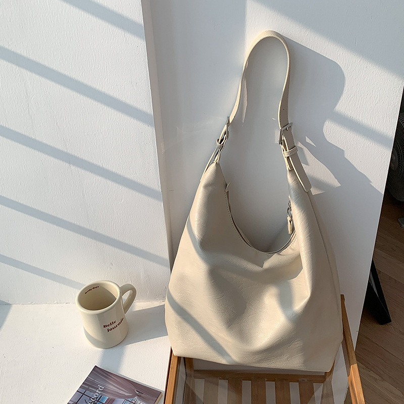 Shopper Tasche für Damen ⎜ Weiche Schultertasche aus Leder mit großem Stauraum für Alltag und Büro