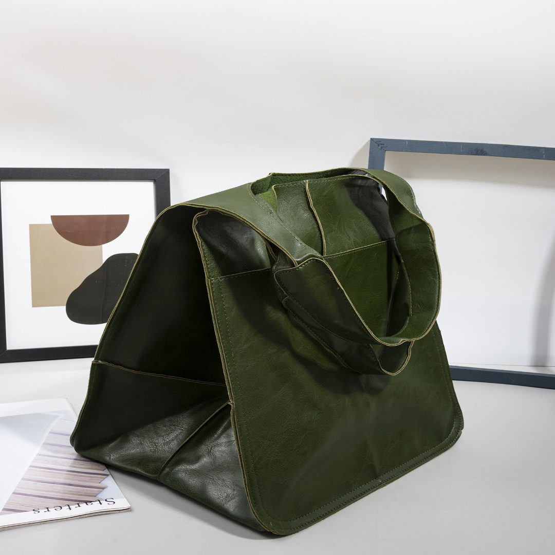 Shopper Tasche für Damen ⎜ Weiche Tragetasche aus Leder mit großem Stauraum für Einkäufe und Alltag
