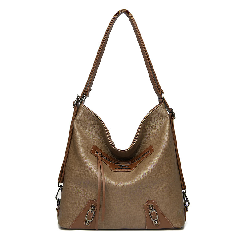 Umhängetasche für Damen ⎜ Große Schultertasche mit mehreren Fächern und viel Stauraum für Alltag und Reisen