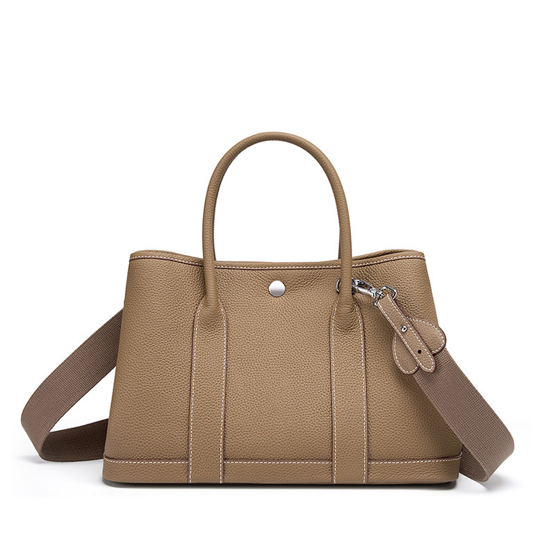 Shopper Tasche für Damen ⎜ Vielseitige Tragetasche aus Leder für Einkauf, Arbeit und Alltag