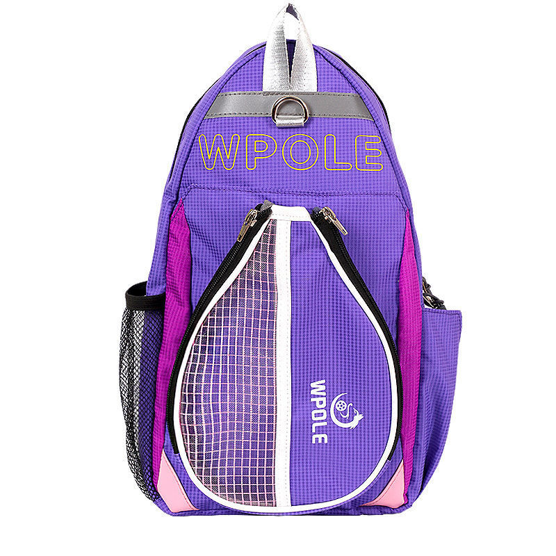 Sportliche Umhängetasche für Tischtennis ⎜ Leichte Brusttasche mit Flaschenfach für Training und Freizeit